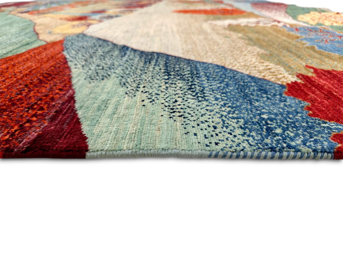 Aryana - Pictorial Landscape (8'00"x9'07") multicolor/beige/lt. blue