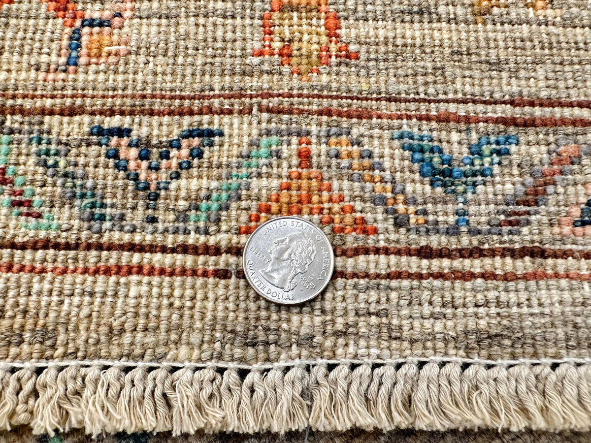 Aryana - Sultani (5'00"x6'09") natural undyed/multicolor