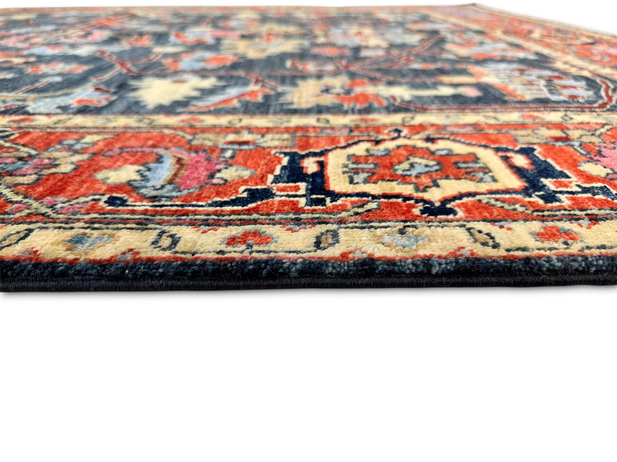 Aryana - Serapi Design (5'00"x6'10") indigo/red