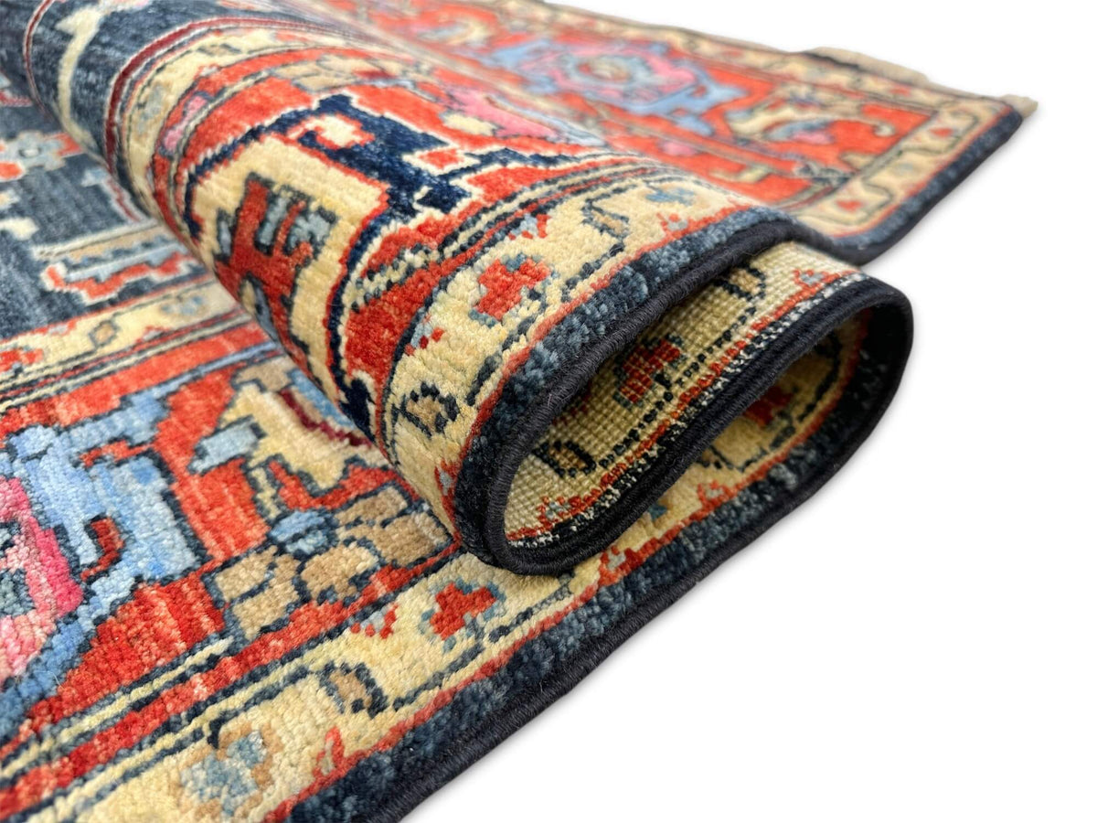Aryana - Serapi Design (5'00"x6'10") indigo/red