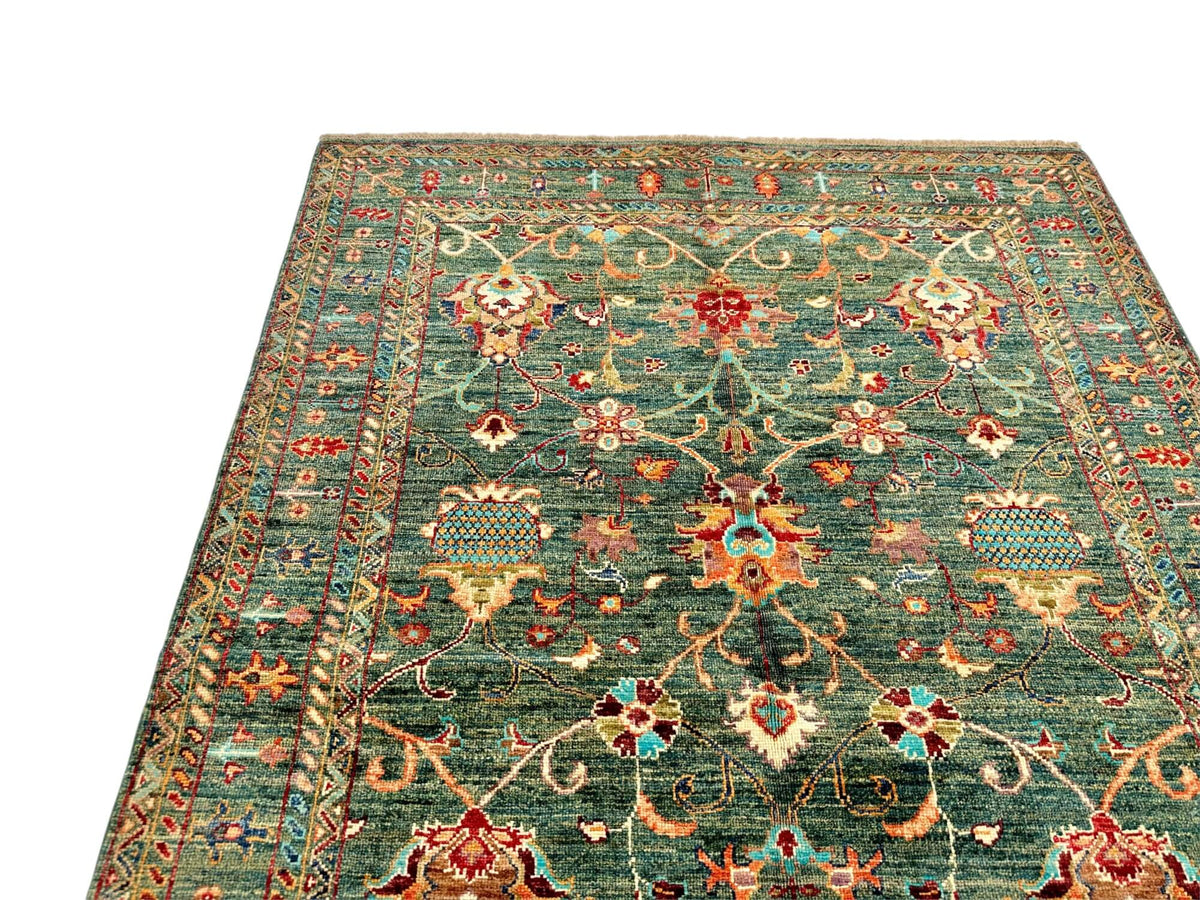 Aryana - Sultani (4'01"x6'00") green