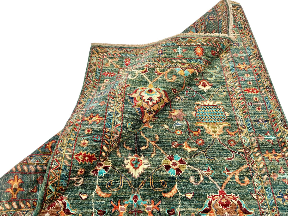 Aryana - Sultani (4'01"x6'00") green
