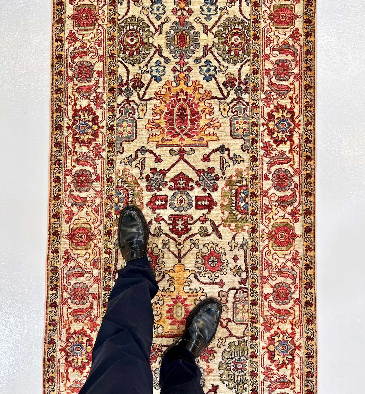 Afghan Serapi (3'00"x10'07") runner