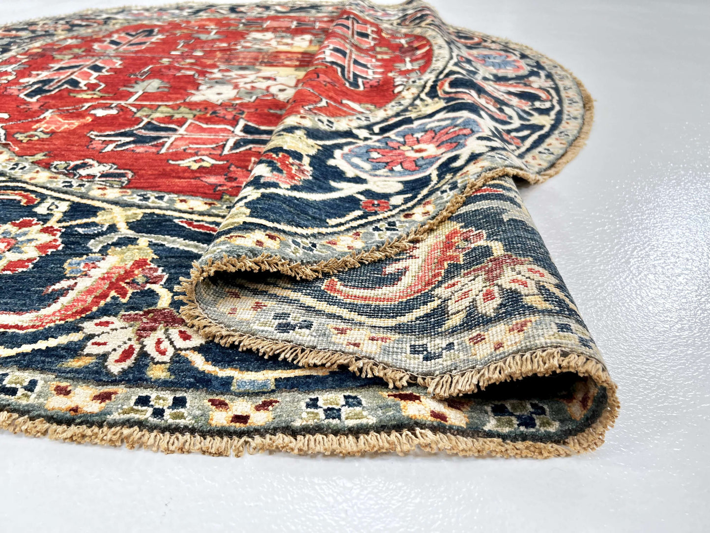 Afghan Heriz (7'00" Round)