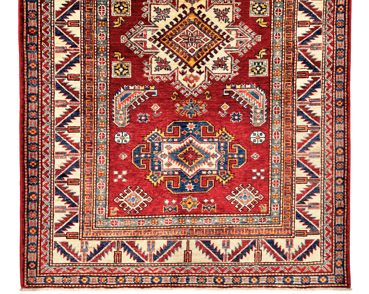 Super Kazak 4'00"x5'11" red/ivo