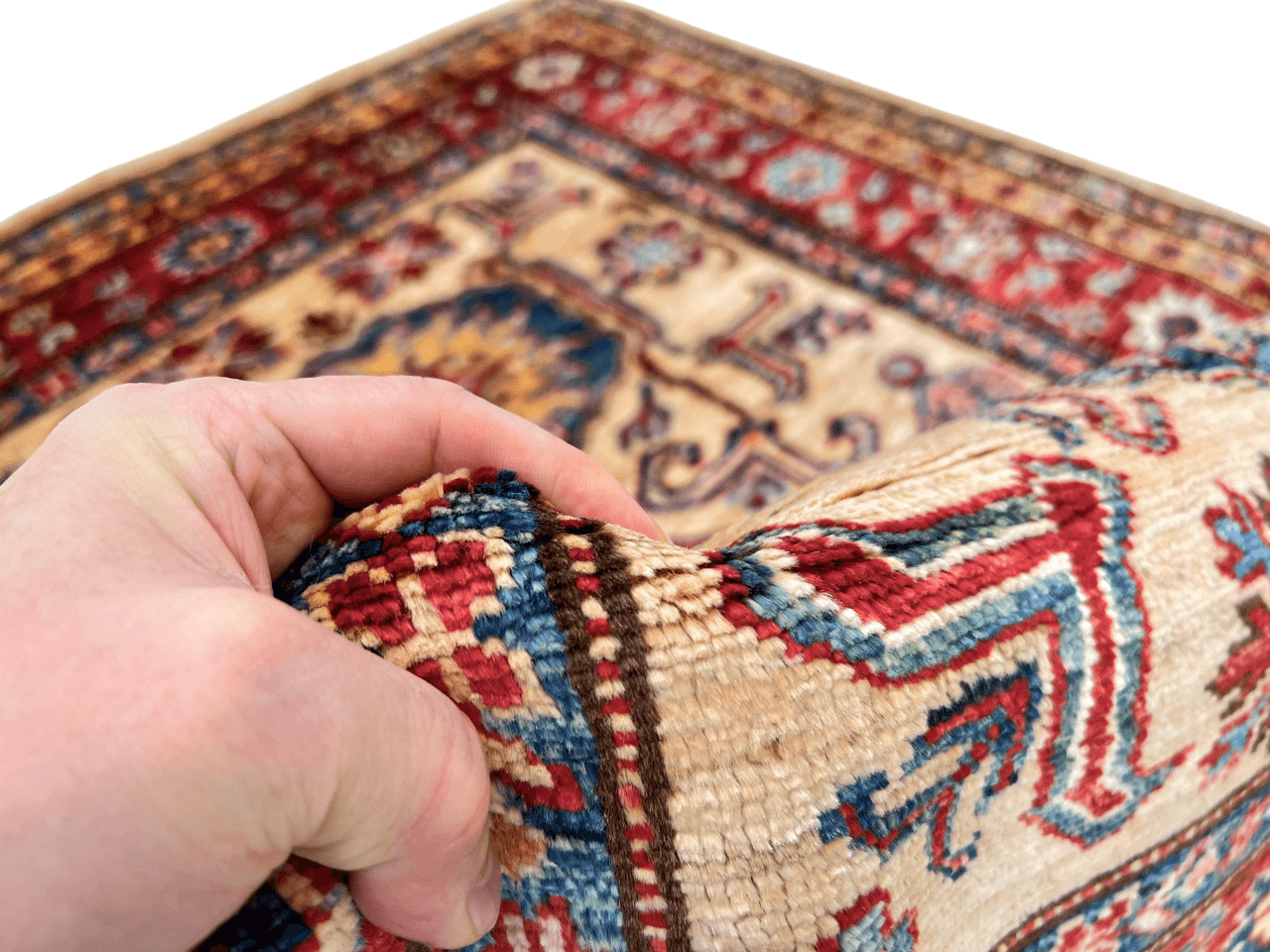 Super Kazak red/ivory 3'04"x4'08"