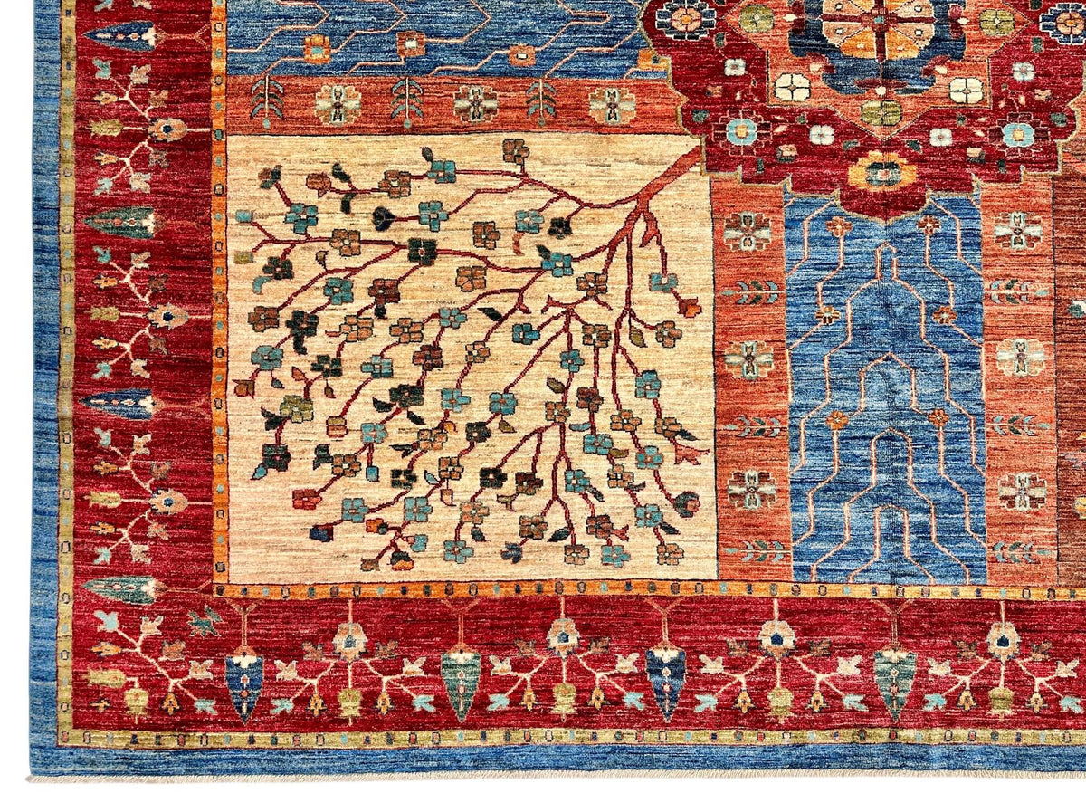 Fine Aryana - Royal Paradise Garden (9'08"x12'06") multicolor