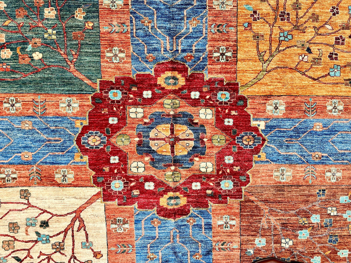 Fine Aryana - Royal Paradise Garden (9'08"x12'06") multicolor