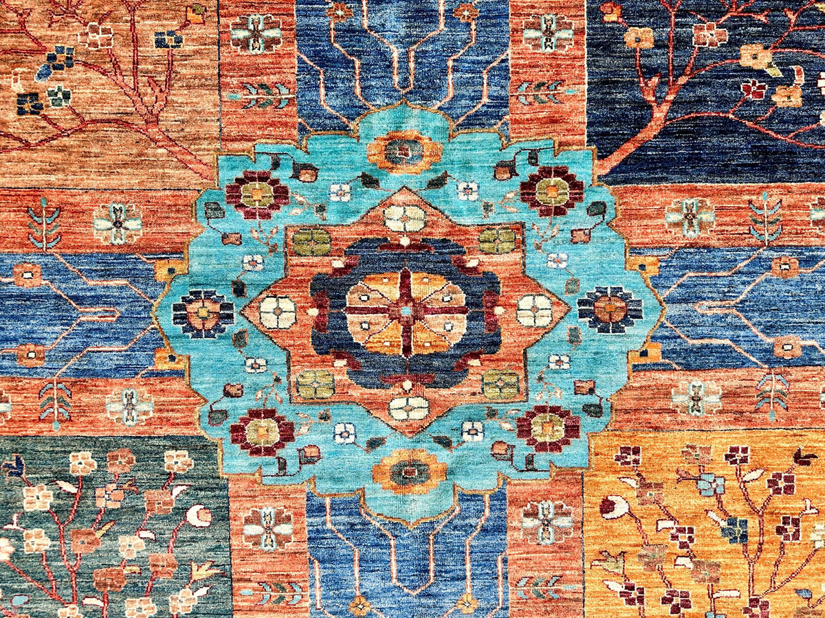 Fine Aryana - Royal Paradise Garden (9'08"x12'06") multicolor