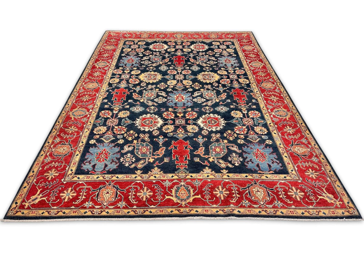Ariana - Harshang (8'01"x11'04") navy/red