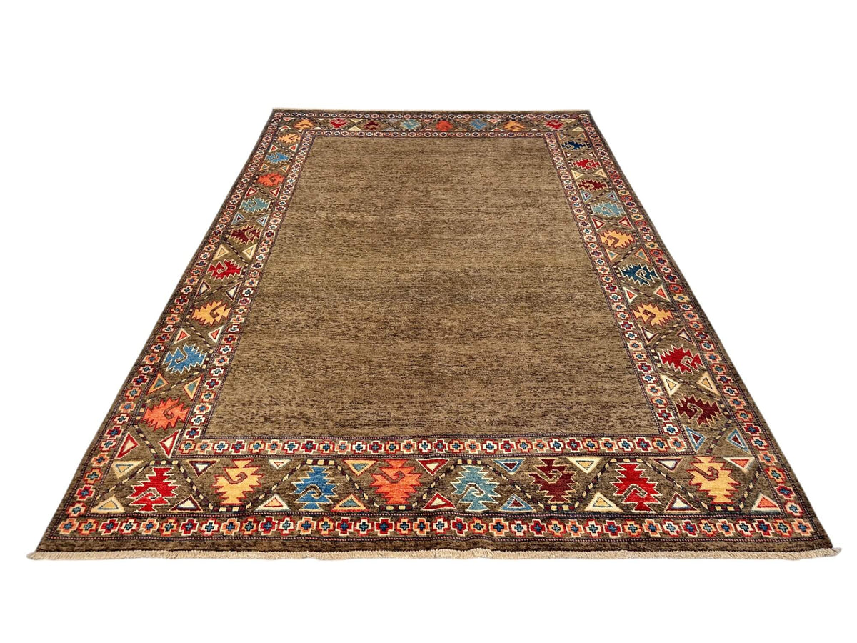 Ariana - Talysh/Open Field (6'04"x9'04") brown/multicolor