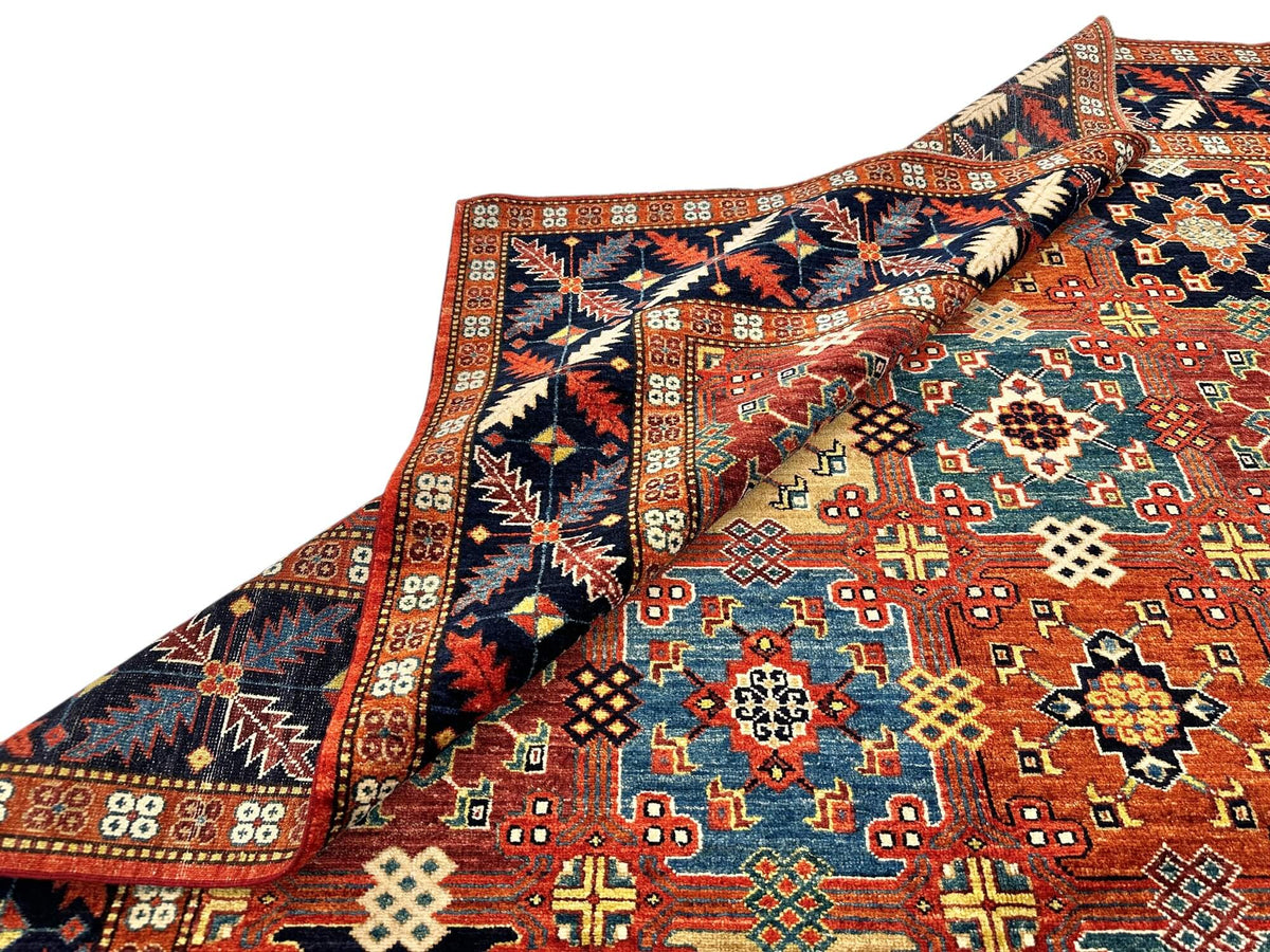 Fine Ariana - Ersari (6'01"x7'09") copper/multicolor