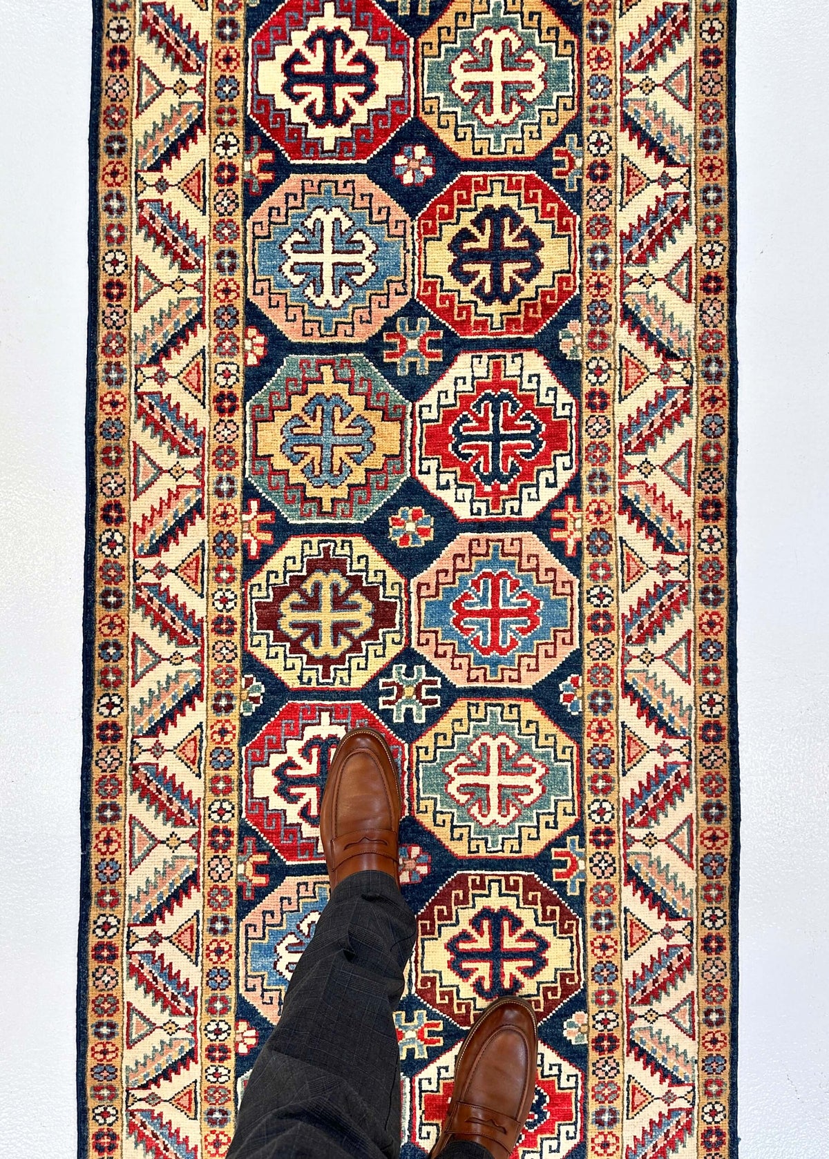 Ariana - Caucus Design (2'10"x10'00") blue/multicolor