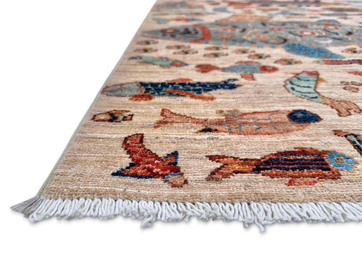 Fine Ariana - Oceanic (3'04"x5'00") ivory/multicolor