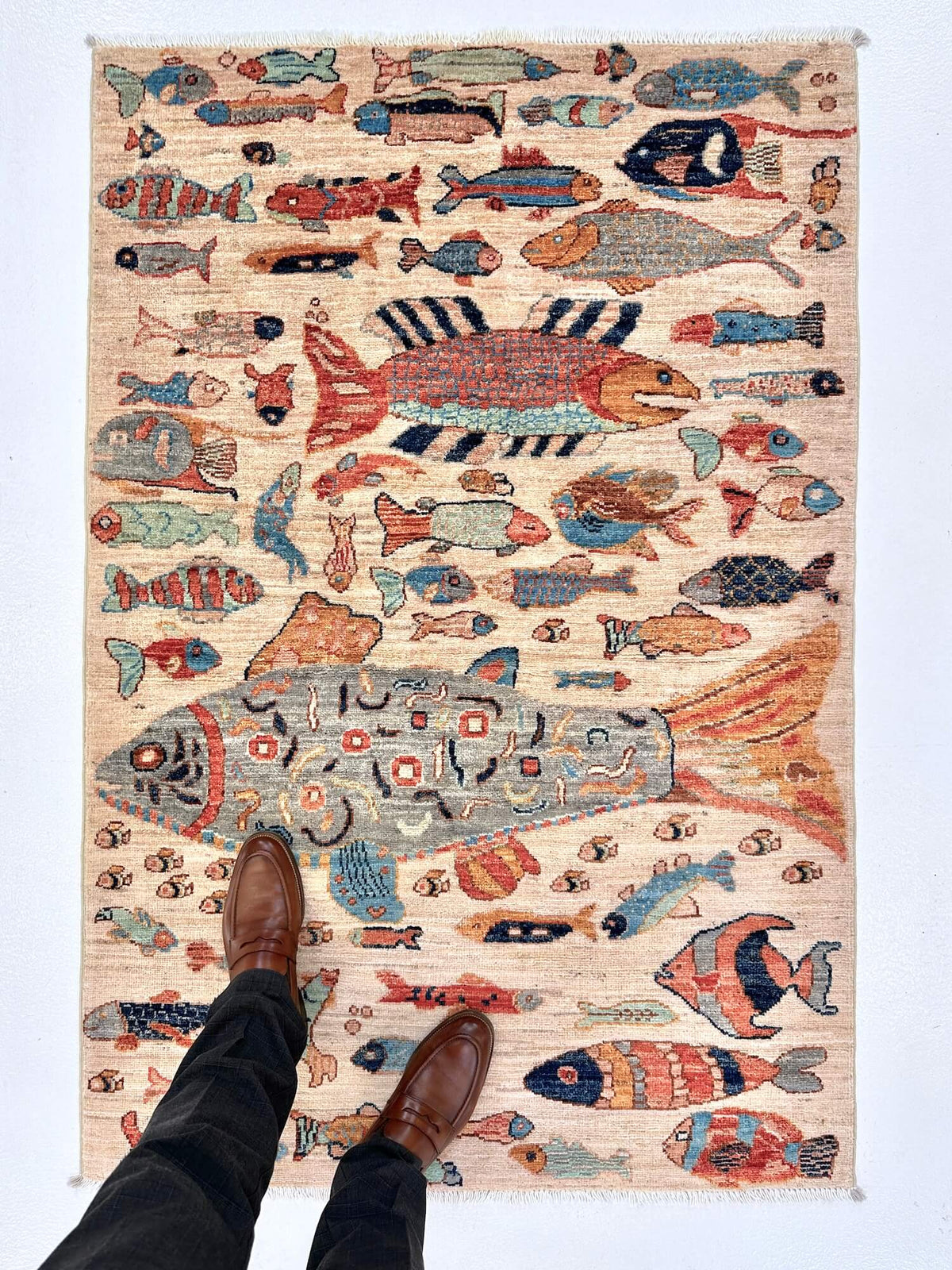 Fine Ariana - Oceanic (3'04"x5'00") ivory/multicolor