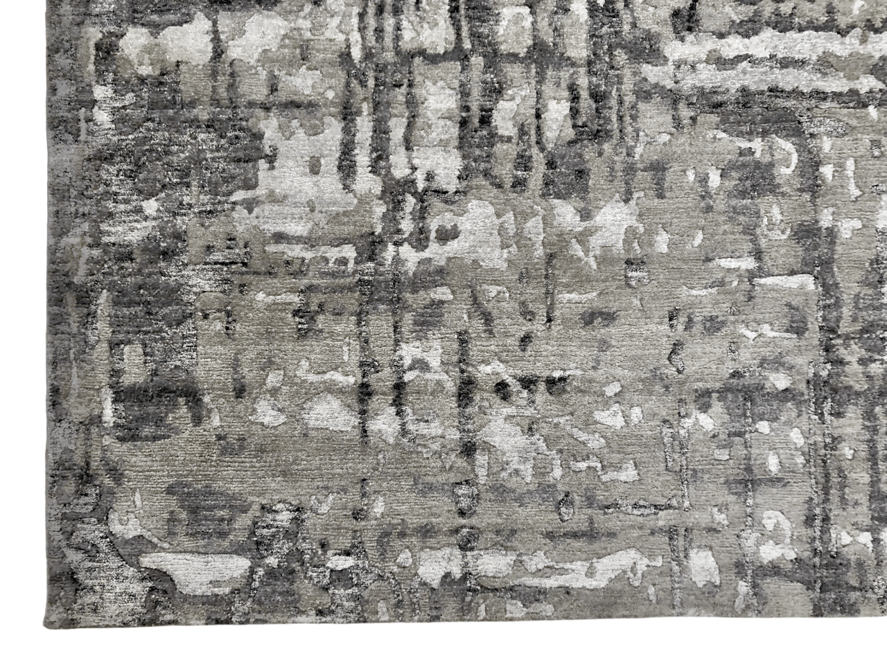 Contemporary textured dark gray 10x14