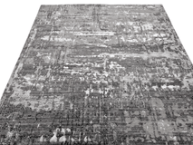 Contemporary textured dark gray 10x14