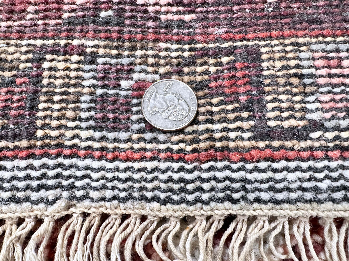 Indo-Oushak - Heriz Design (approx. 8'x10') ivory/dk.red