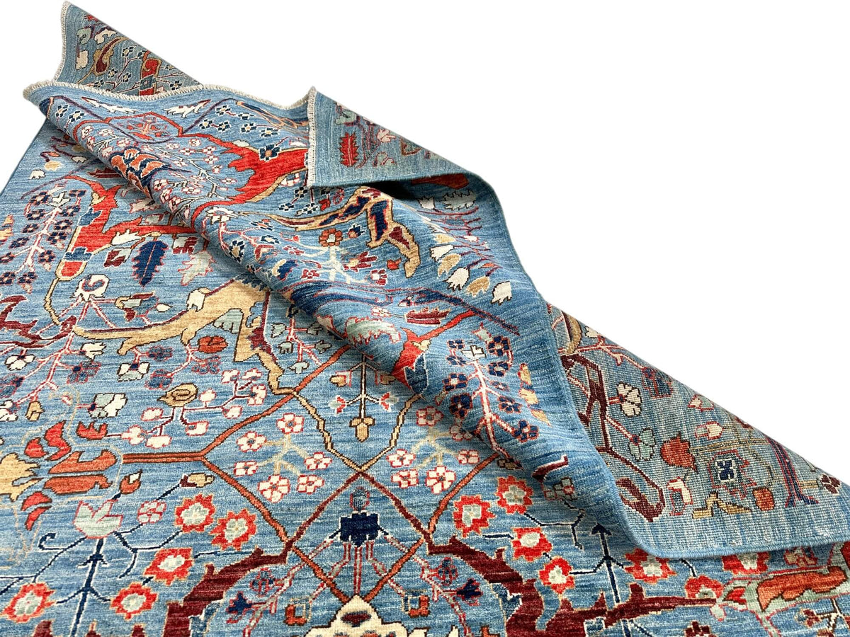 Faryab - Garus Bidjar (4'03"x11'09") lt.blue