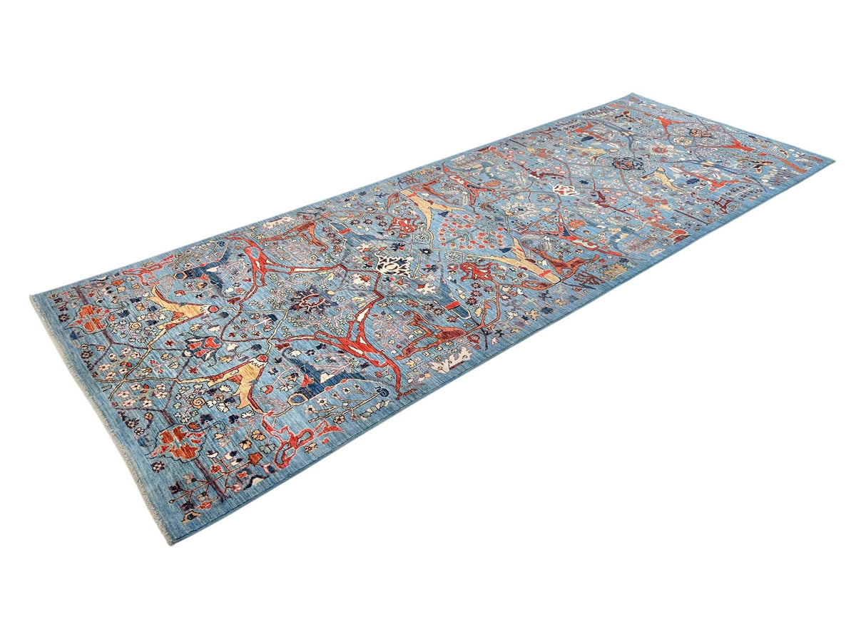 Faryab - Garus Bidjar (4'03"x11'09") lt.blue