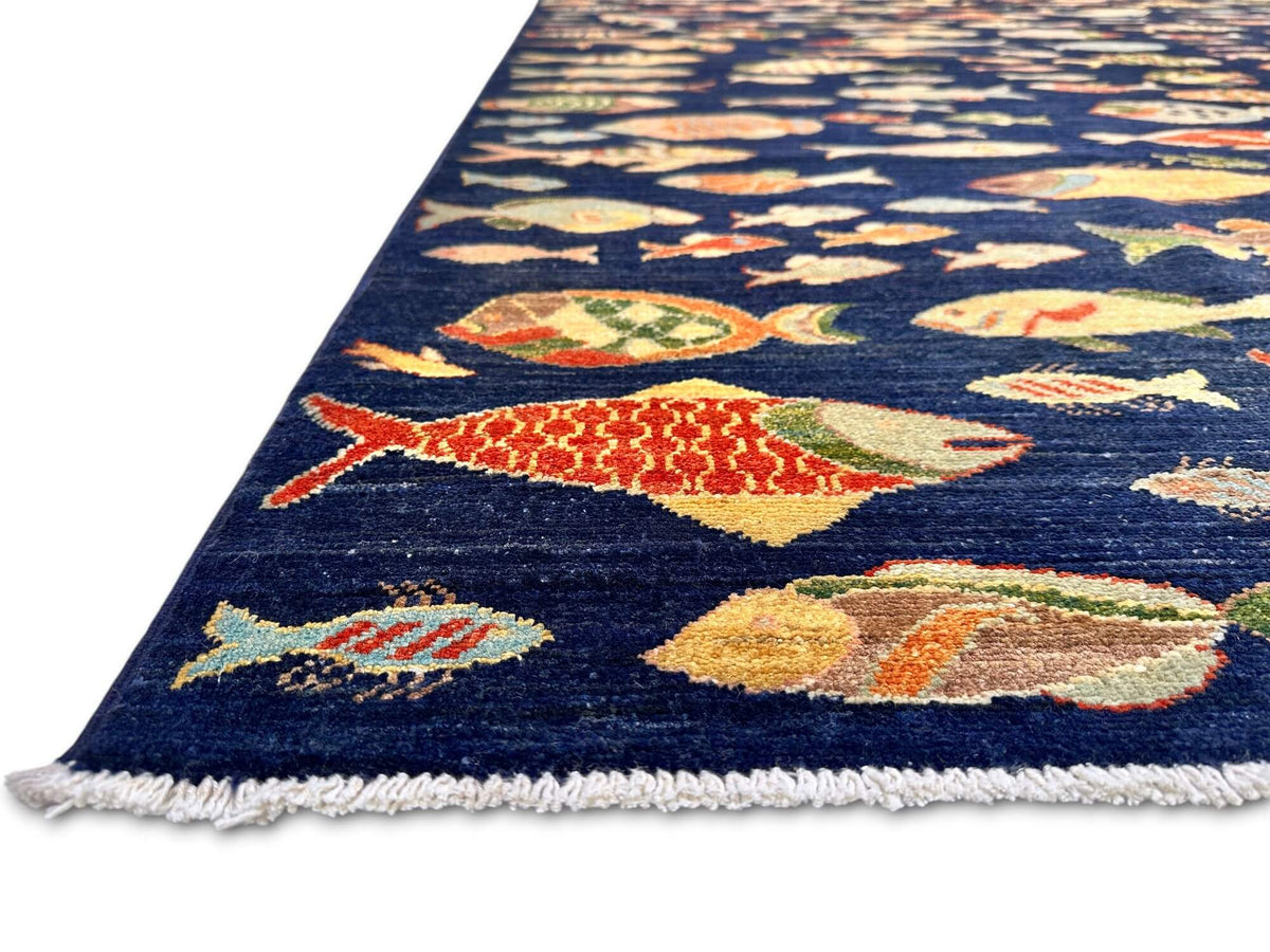 Fine Aryana - Oceanic (6'06"x9'08") navy/multicolor