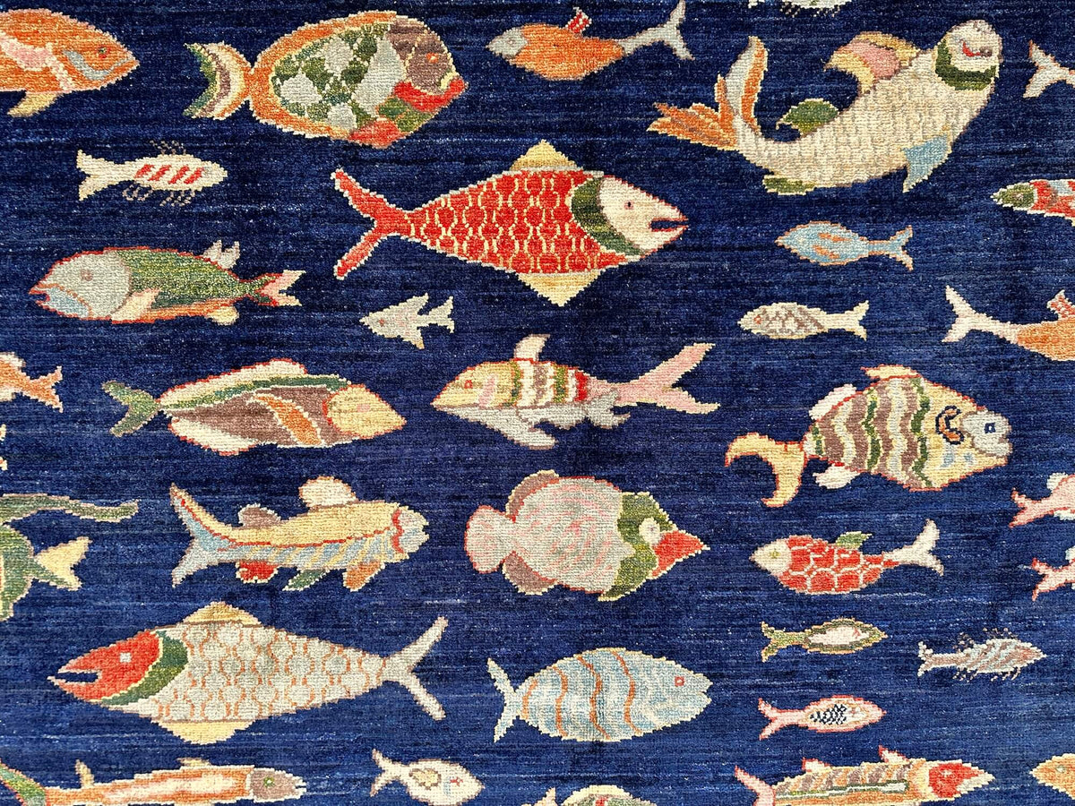 Fine Aryana - Oceanic (6'06"x9'08") navy/multicolor