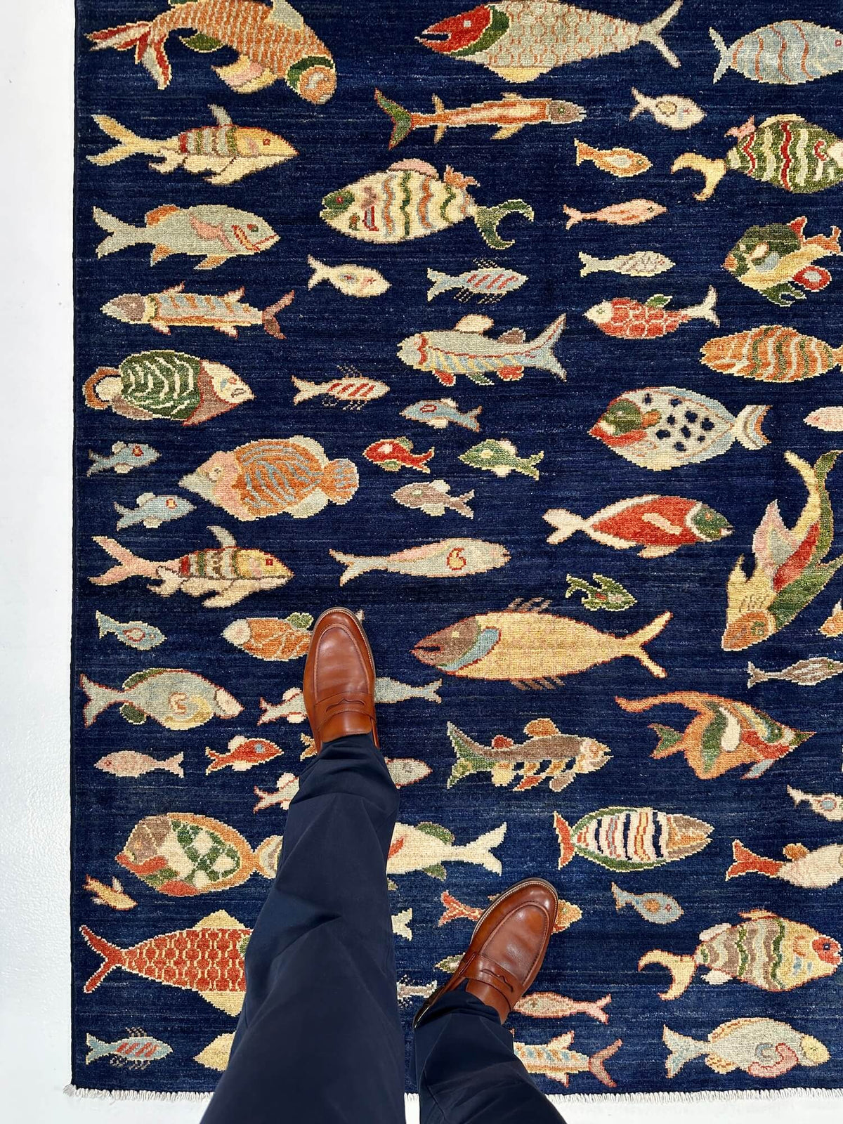 Fine Aryana - Oceanic (6'06"x9'08") navy/multicolor