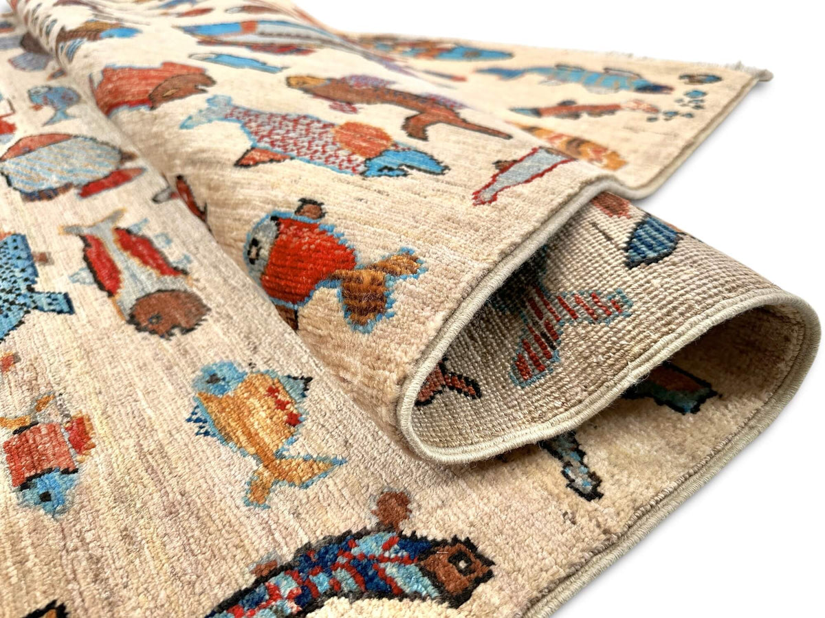 Fine Aryana - Oceanic (5'11"x9'00") ivory/multicolor