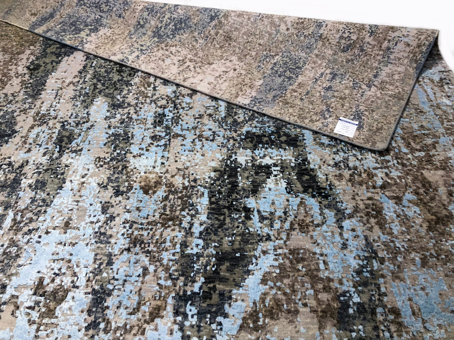 Galaxy (9'00"x12'03") camel/gray/lt.blue