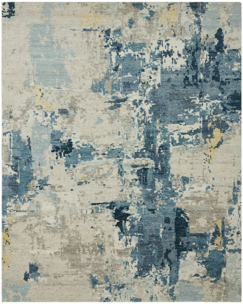Izette Collection 12642 - Blue Tones/Vanilla