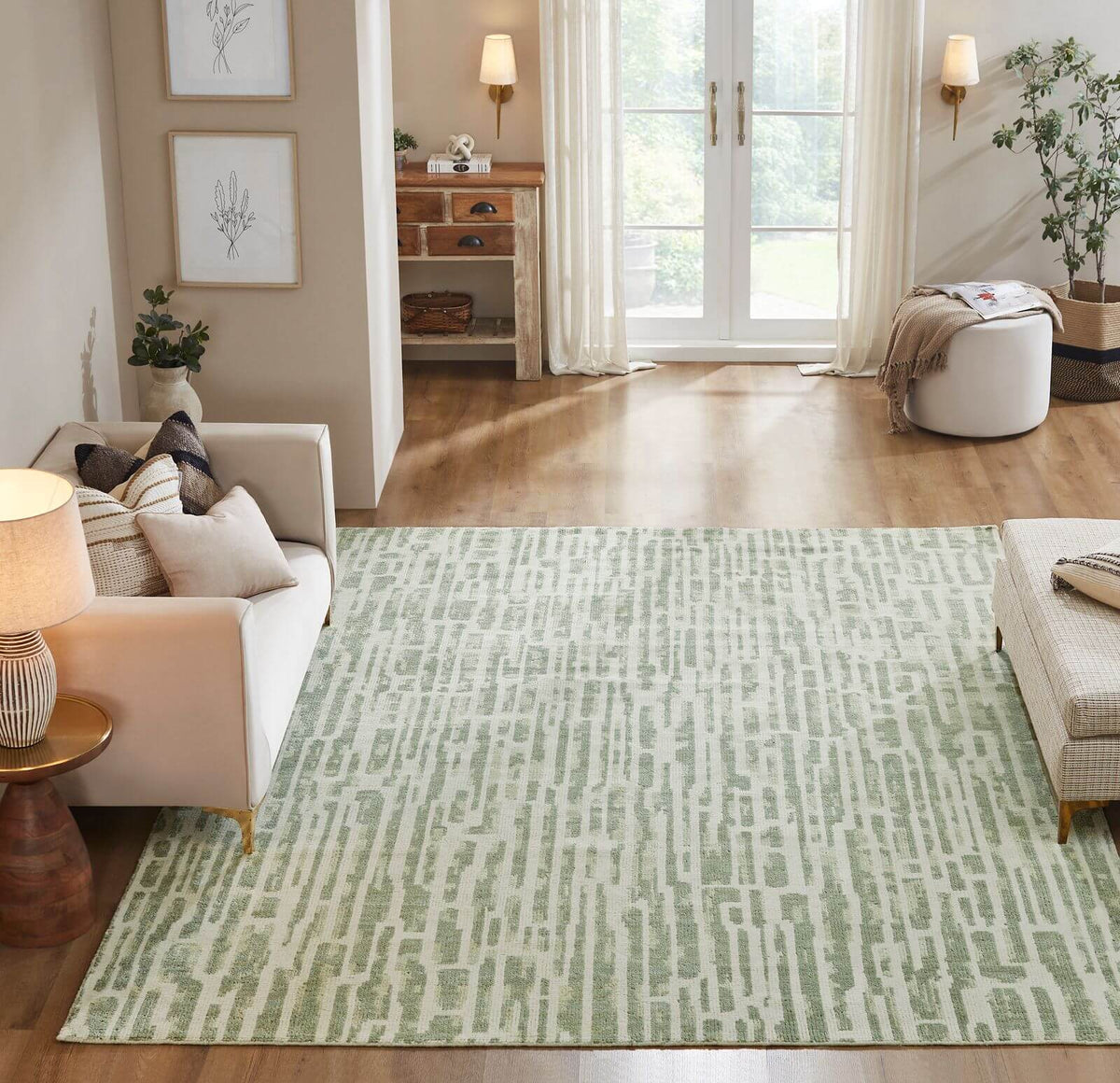 Izette Collection 12662 - Green Bamboo