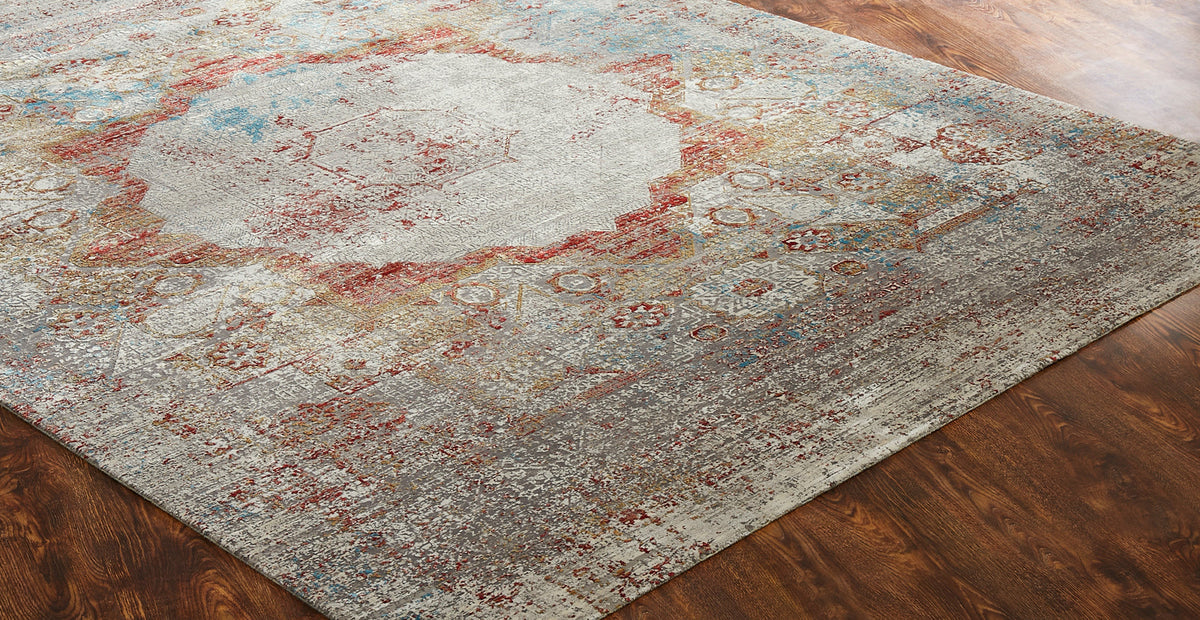 Mamluk Design mach loom (9'09" x 13'09") gray/rust