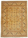 Vintage Vegetable-Dyed Chobi-Peshawar (approx. 6x9) light gold