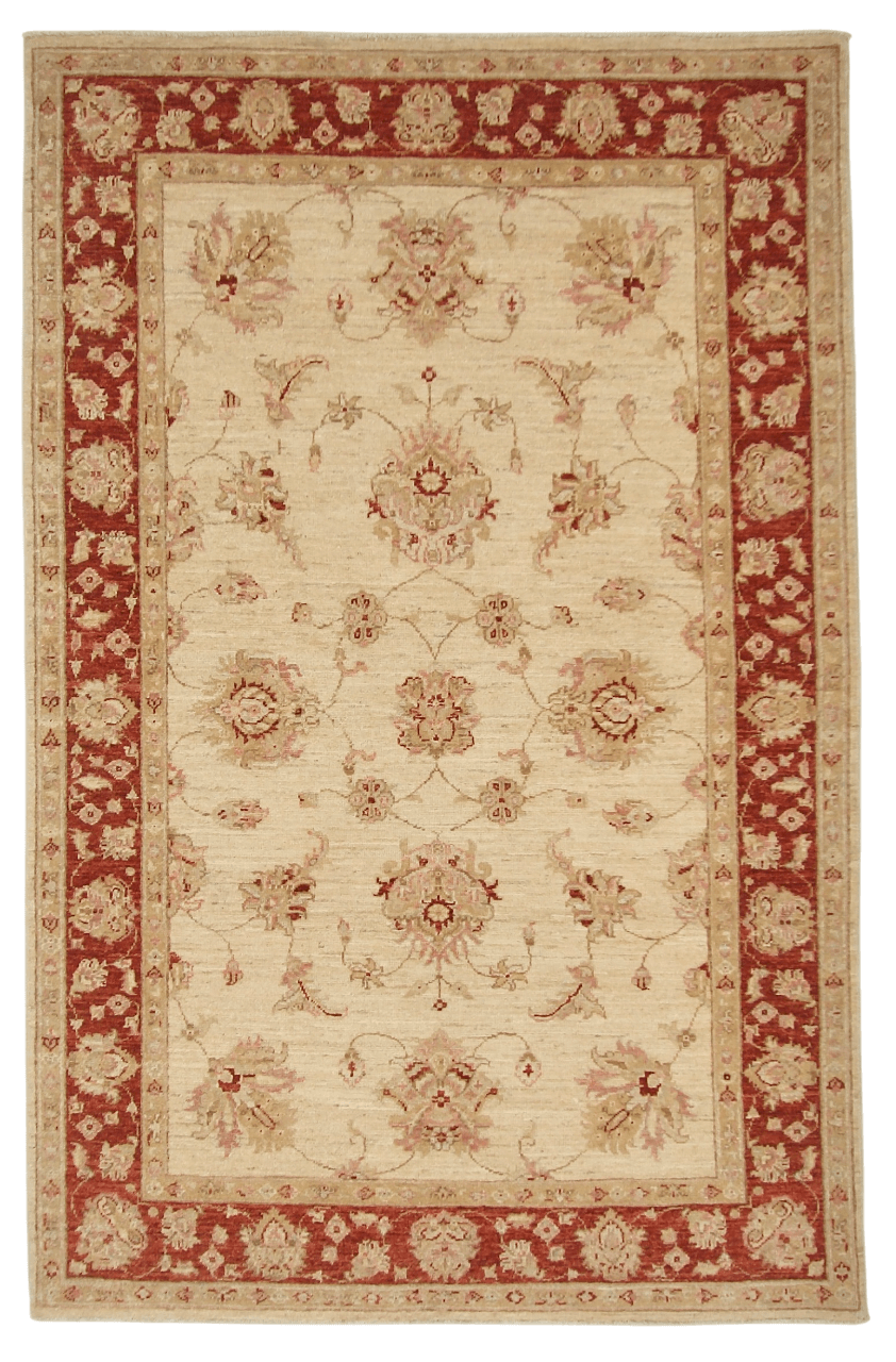Chobi Farahan (3'11"x6'01') beige/red