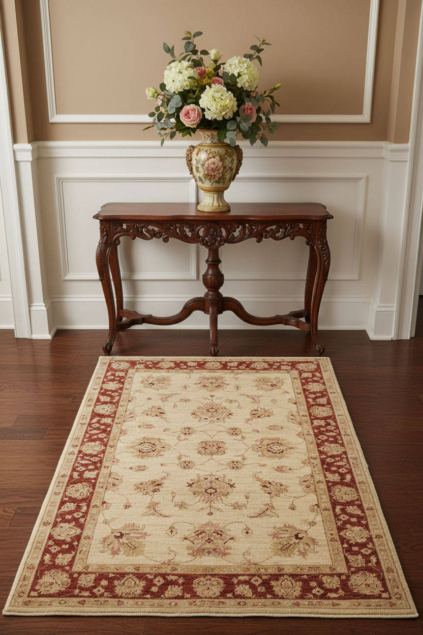 Chobi Farahan (3'11"x6'01') beige/red