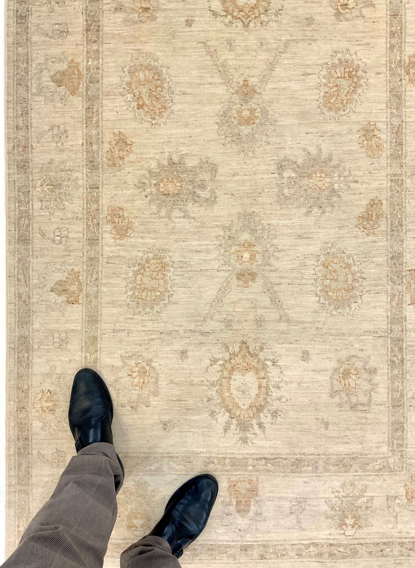 Chobi Farahan (3'10"x5'11") ivory/lt.rust