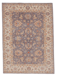 Chobi Farahan (4'00"x5'06") lavendar-gray/ivory