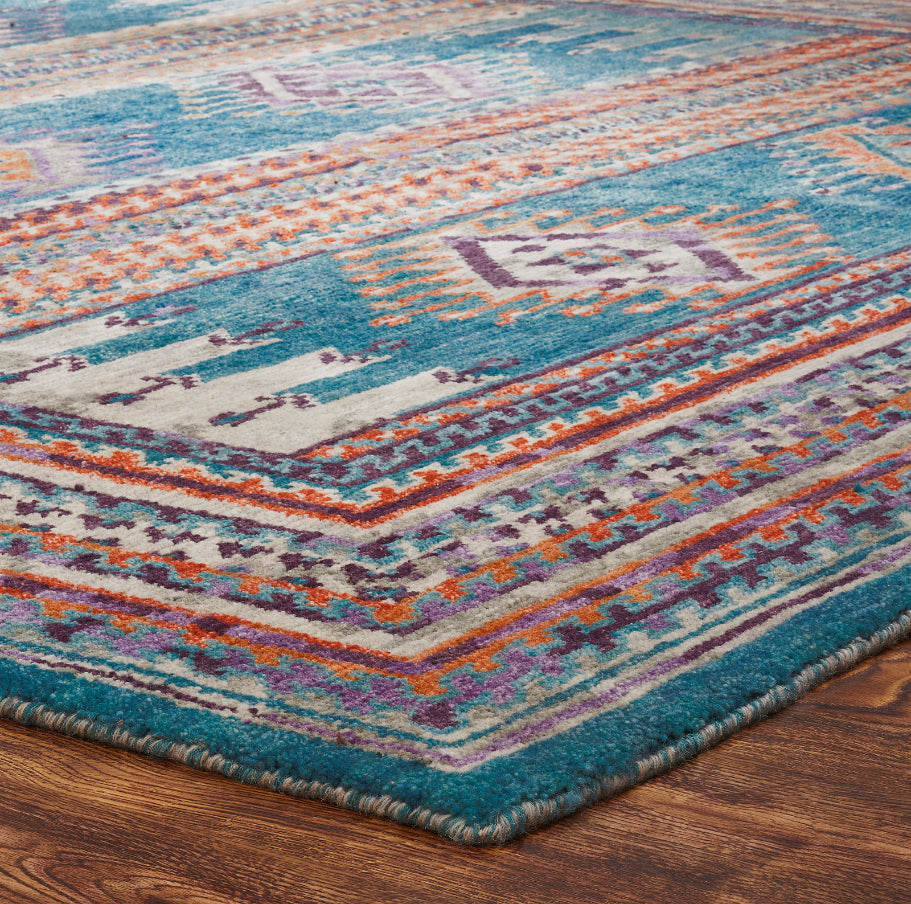 Mission Collection 17252 Teal/Multicolor