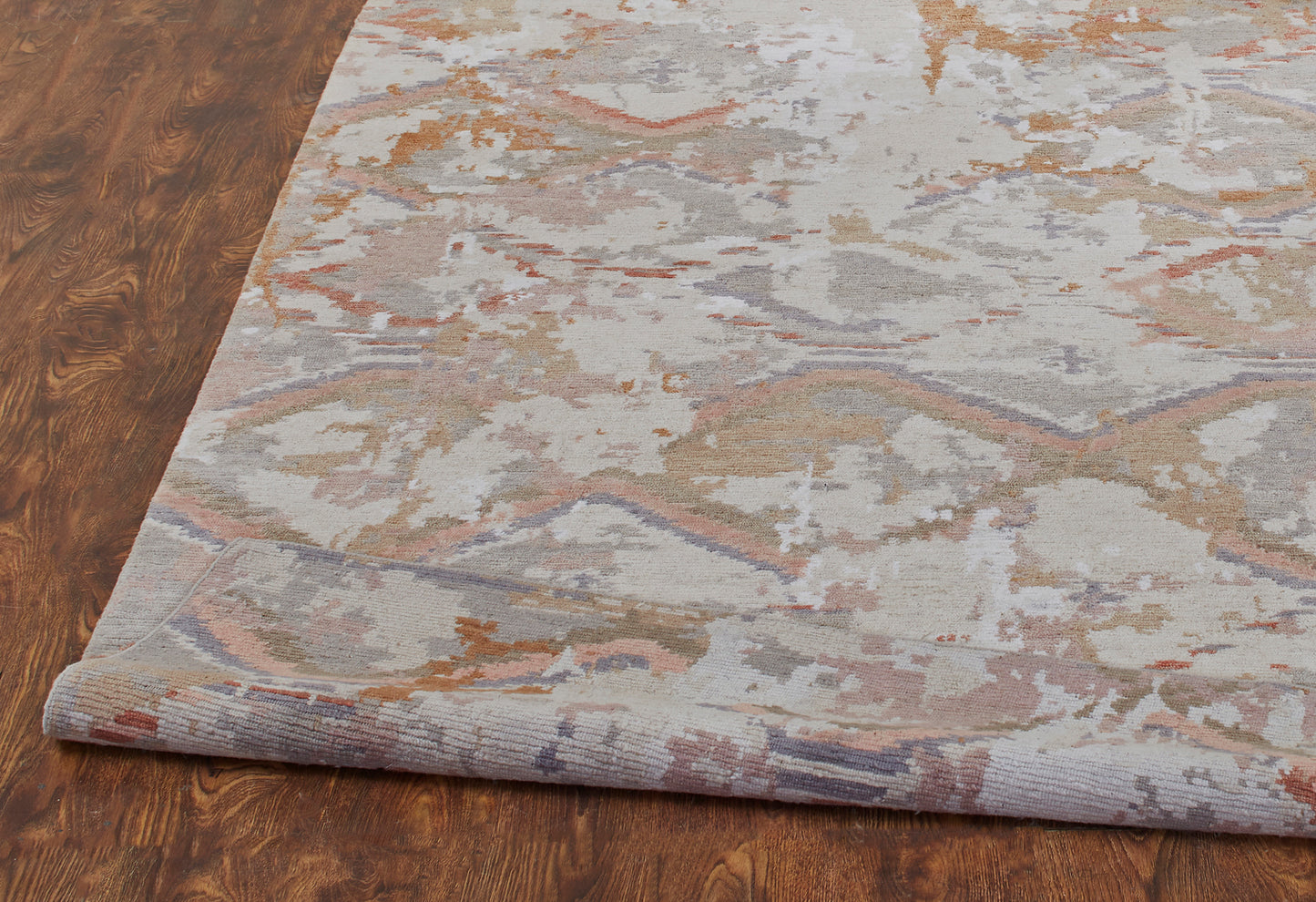 Mission Collection 17312 Peach/Ivory/Gray