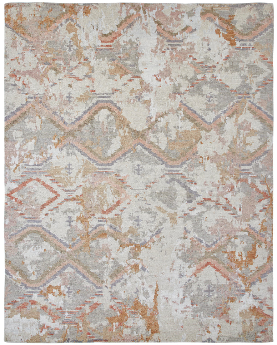 Mission Collection 17312 Peach/Ivory/Gray