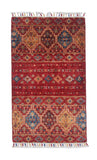 Afghan Khorjin (2'00"x3'03") red