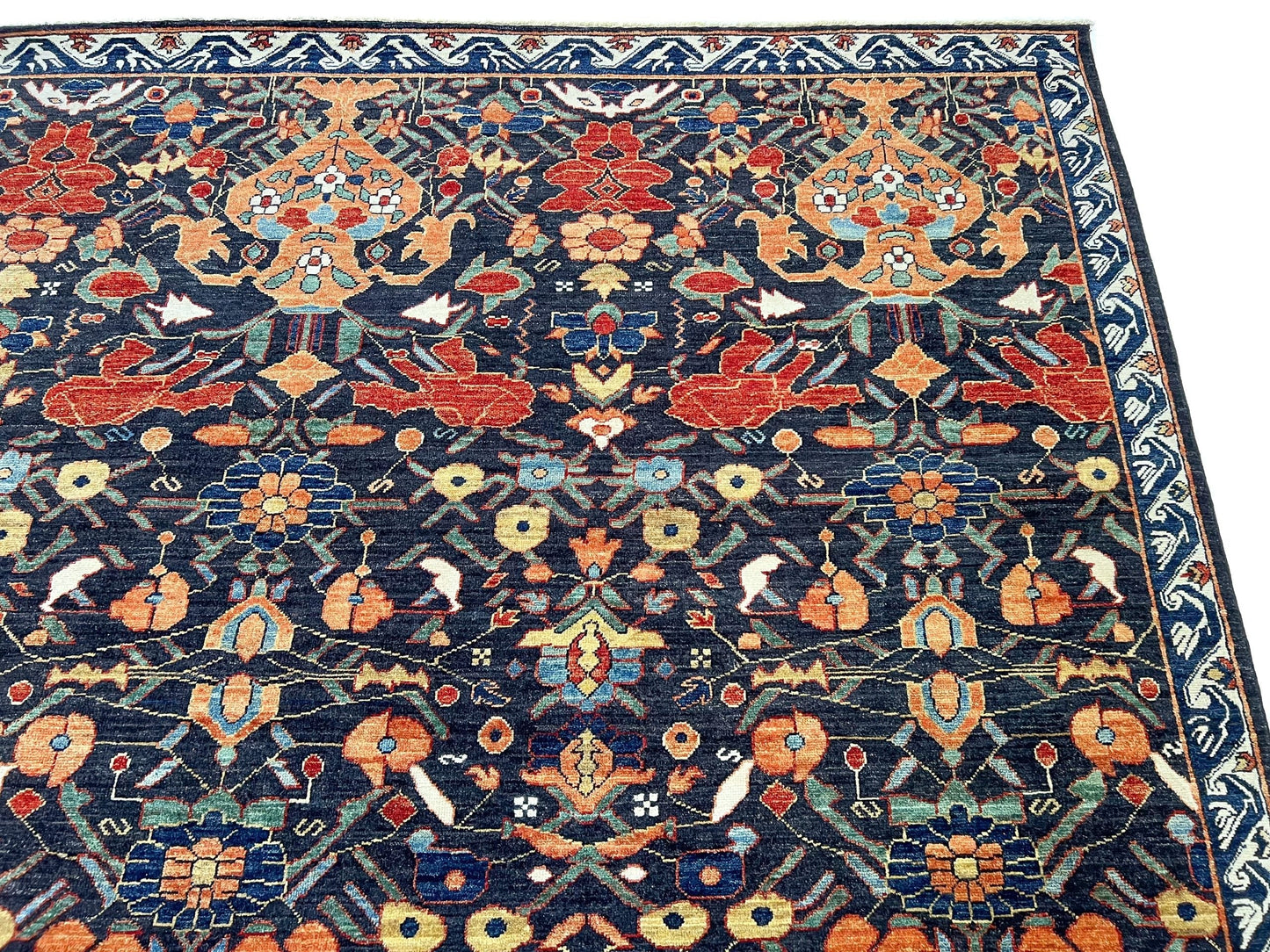 Persian Vase Design (8x10) black/multicolor