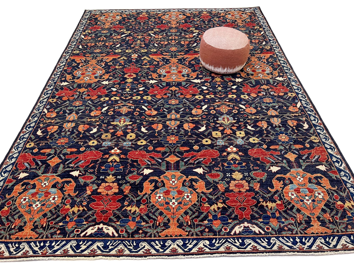 Persian Vase Design (8x10) black/multicolor