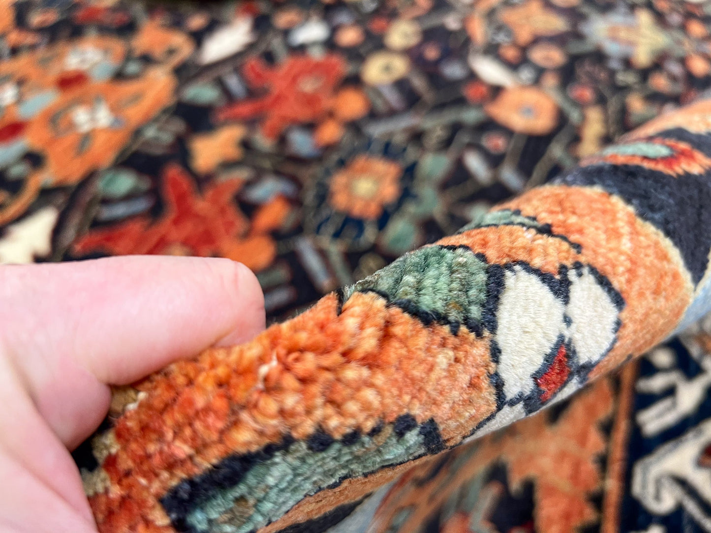 Persian Vase Design (8x10) black/multicolor