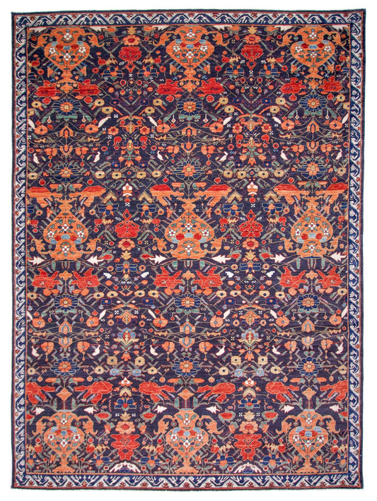 Persian Vase Design (8x10) black/multicolor