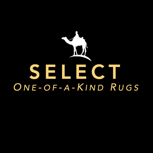 Afghan Arabesque (7' Round*) red/copper/olive