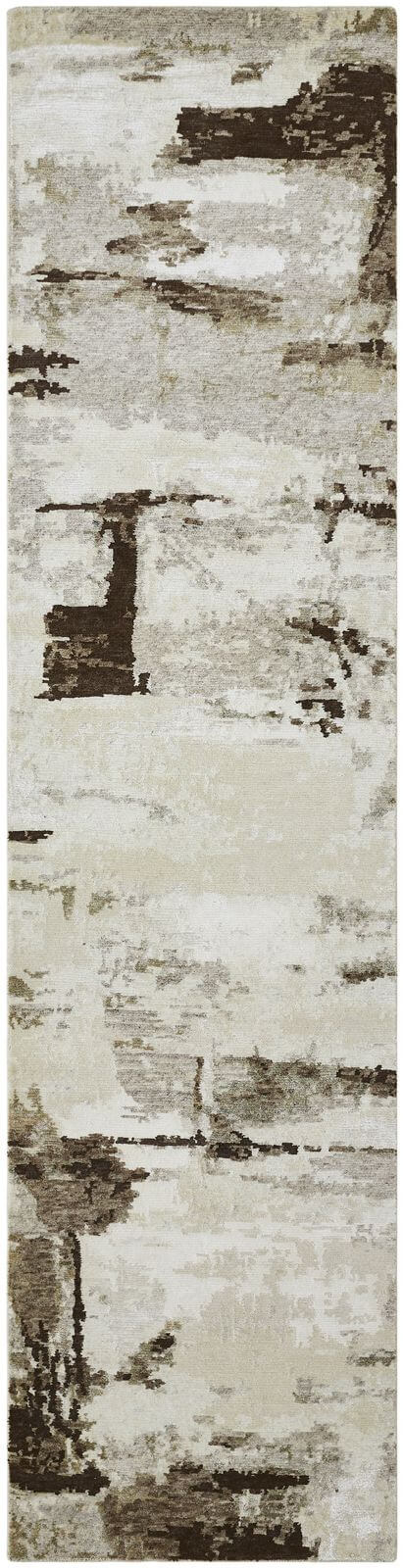 Ontario Collection 111682 Brown Tones/Ivory Abstract