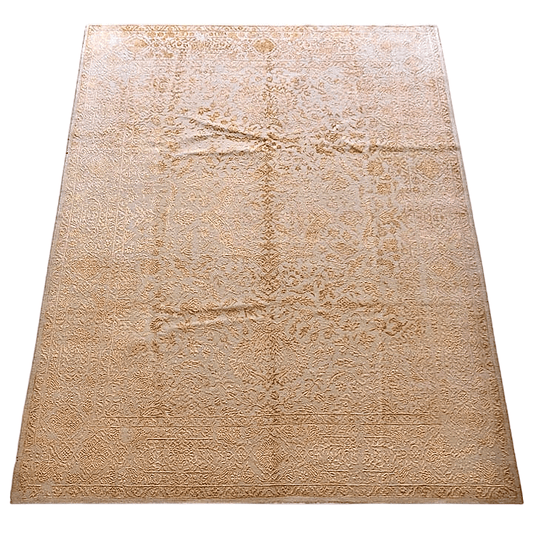 Erased Design High/Low Texture (7'11"x10'01") ivory/copper