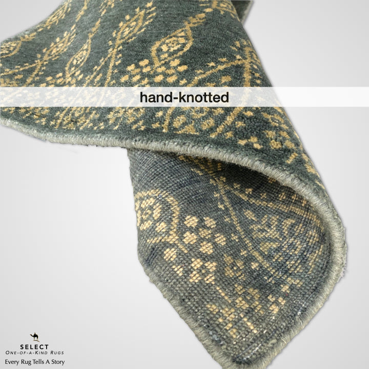 Arabesque Design Teal 10' Runner