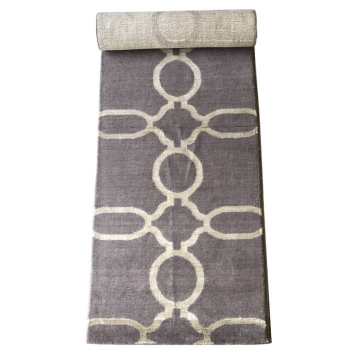 Moorish design (2'06"x10' Runner) gray